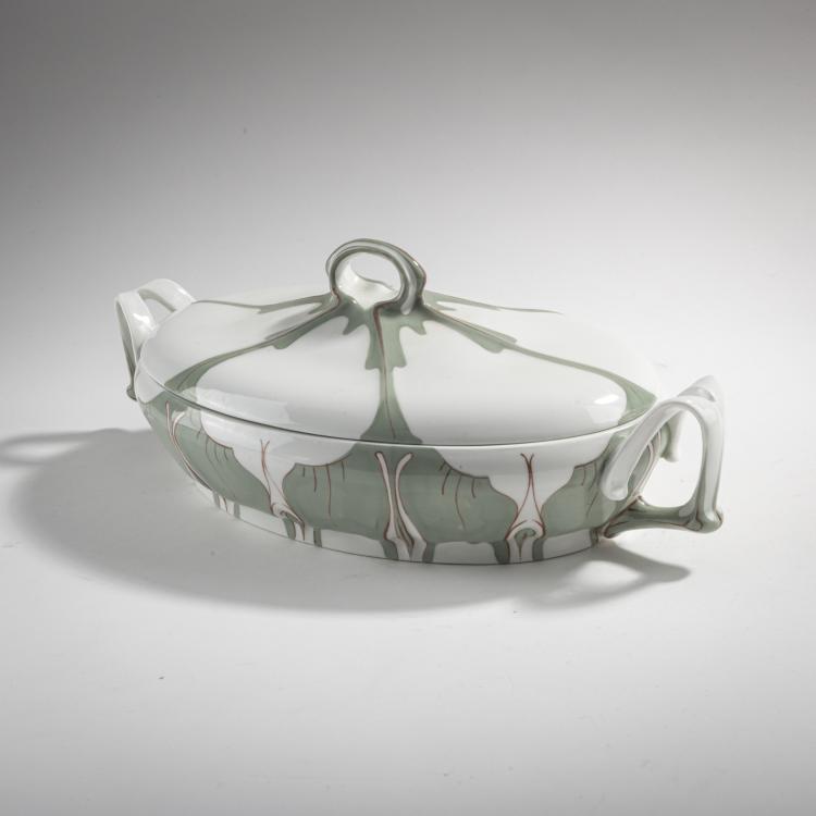 Bild 2 zu Objekt, Oval Turreen 'Crocus', 1896, Konrad Hentschel, Meissen, KPM, 176C 630