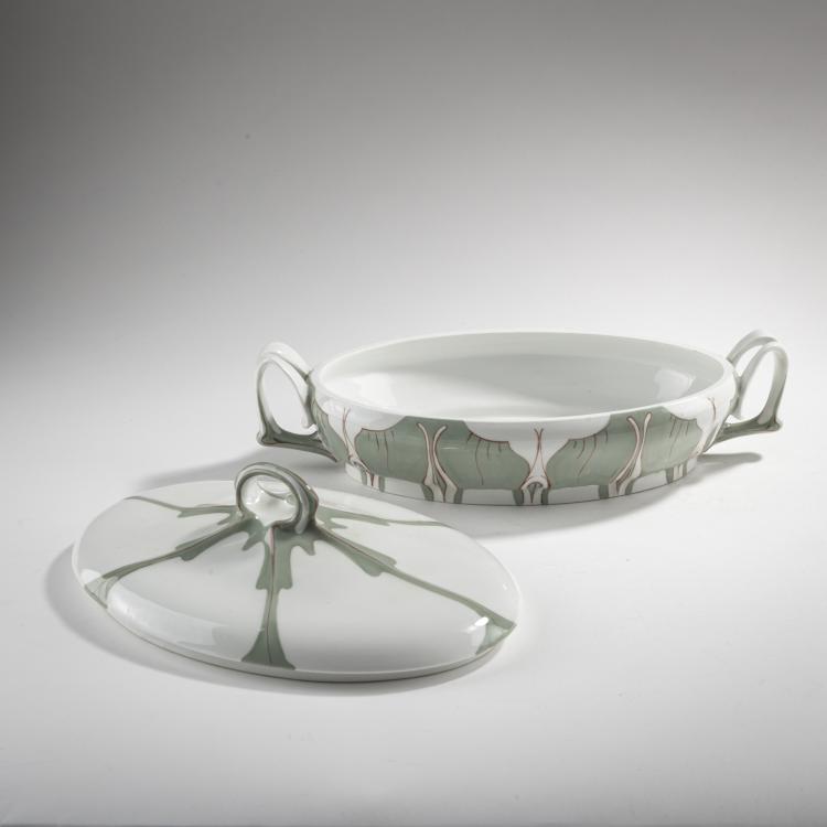 Bild 3 zu Objekt, Oval Turreen 'Crocus', 1896, Konrad Hentschel, Meissen, KPM, 176C 630
