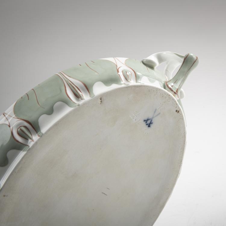 Bild 4 zu Objekt, Oval Turreen 'Crocus', 1896, Konrad Hentschel, Meissen, KPM, 176C 630
