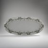 Large oval serving plate 'Crocus', 1896