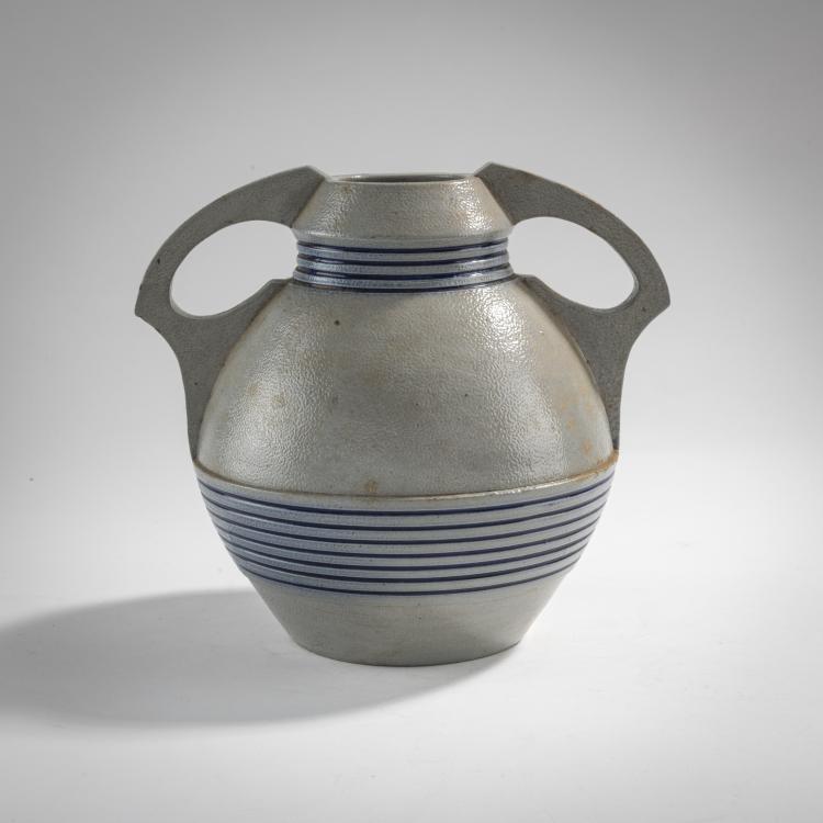 Hauptbild zu Objekt, Henkelvase, um 1903/04, Erica von Scheel, Hanke, Reinhold, H&ouml;hr, 176C 673