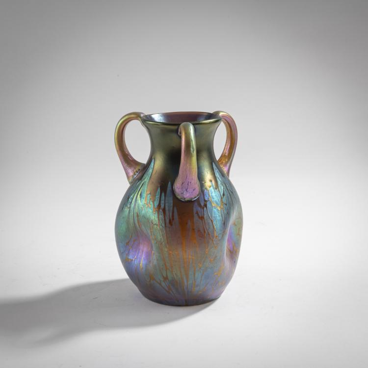 Hauptbild zu Objekt, Vase with handles 'Medici', 1902, L&ouml;tz Wwe., Klosterm&uuml;hle, 176C 547