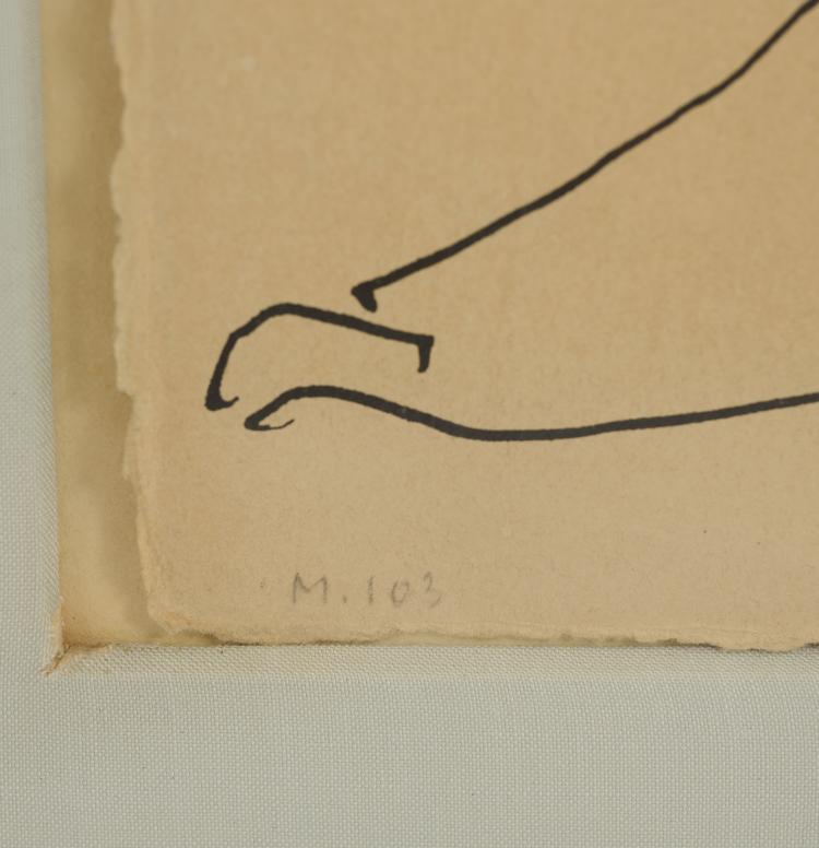 Bild 4 zu Objekt, 'Nu assis, de profil', 1947, Pablo Picasso, 177C 647