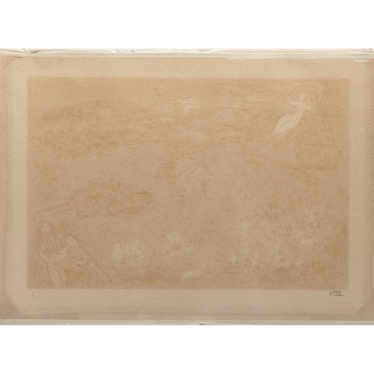 Bild 3 zu Objekt, 'Le Verger' Blatt 37 aus 'Daphnis et Chlo&eacute;', 1961, Marc Chagall, T&eacute;riade &Eacute;diteur, Paris (Publ.), 177C 639