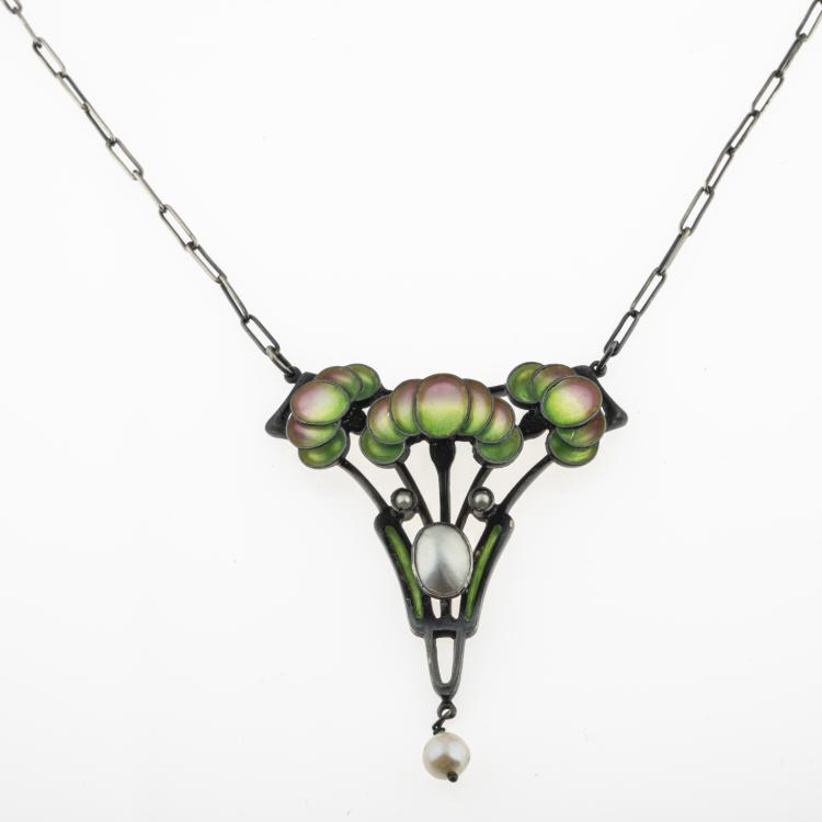 Hauptbild zu Objekt, Necklace (pendant), c. 1903, Levinger, Heinrich / Levinger & Bissinger, Pforzheim, 176C 739