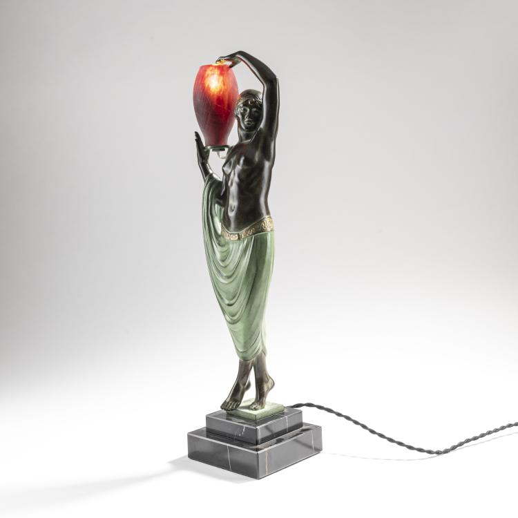 Bild 1 zu Objekt, Table light 'Odaliske', c. 1930, Pierre Le Faguays, Le Verrier, Max, 176C 512