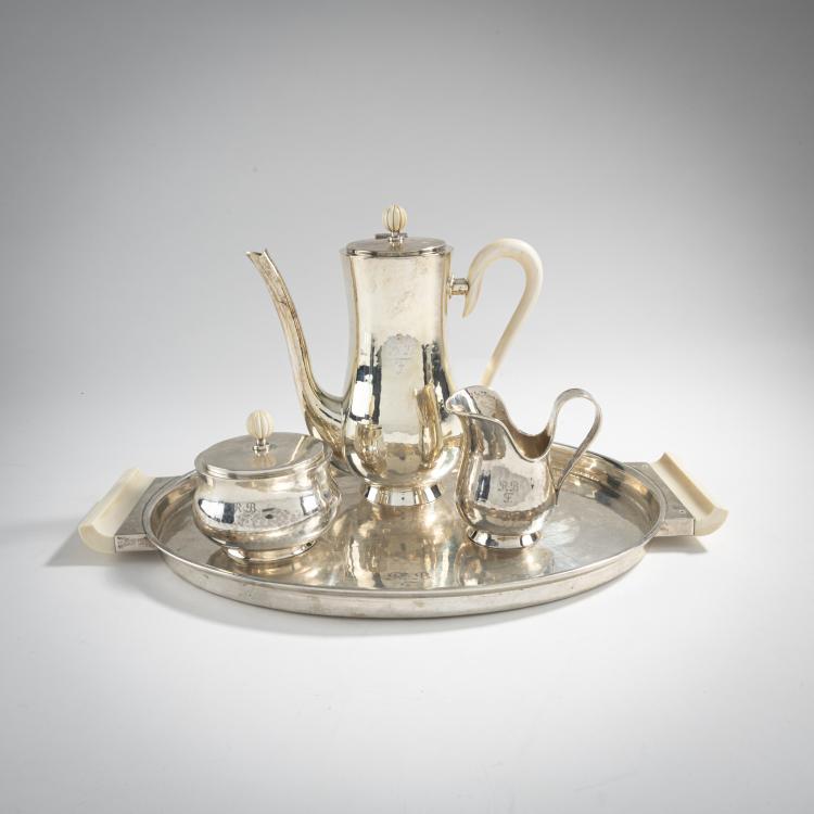 Hauptbild zu Objekt, Mocha service, c. 1928, Gumbel & Co. AG, Heilbronn, 176C 717
