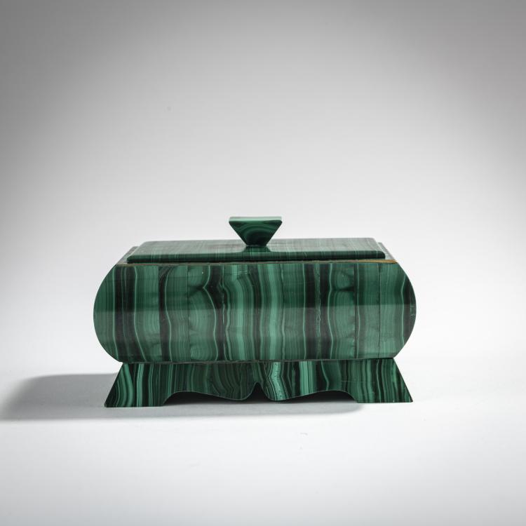 Bild 1 zu Objekt, Malachite box, c. 1900, Russland, 176C 767