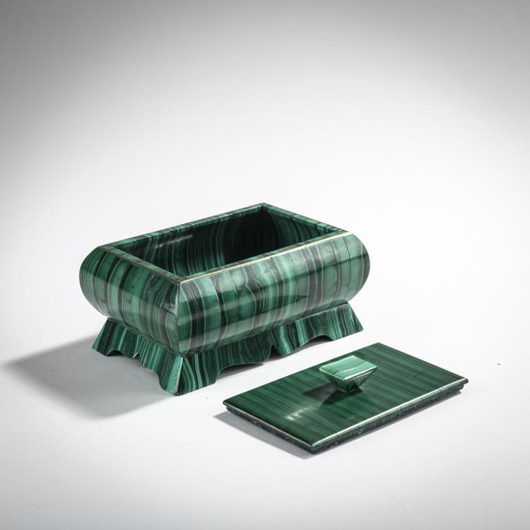 Bild 2 zu Objekt, Malachite box, c. 1900, Russland, 176C 767