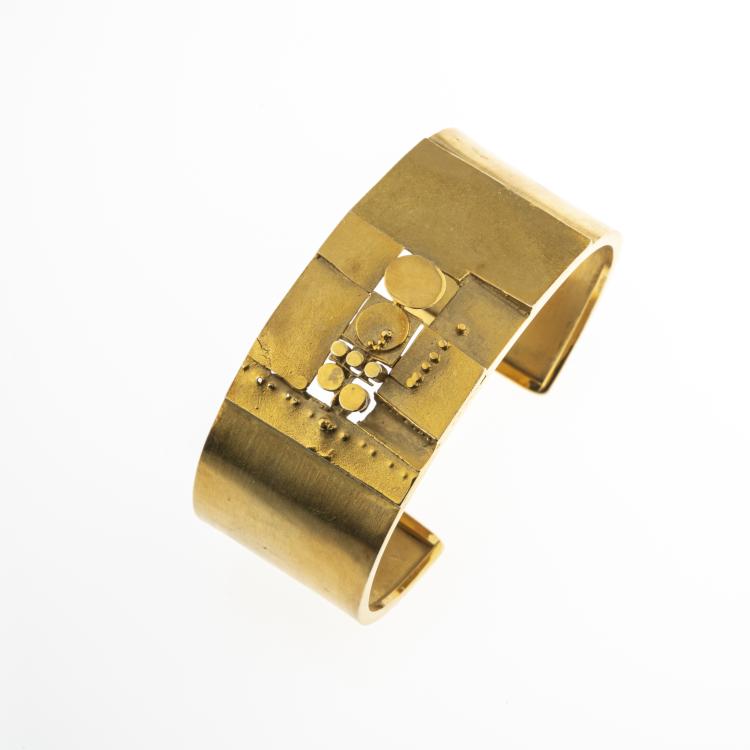 Hauptbild zu Objekt, Armreif, um 1978, Atelier Hoppenthaler, M&uuml;nchen/Munich, 176D 837