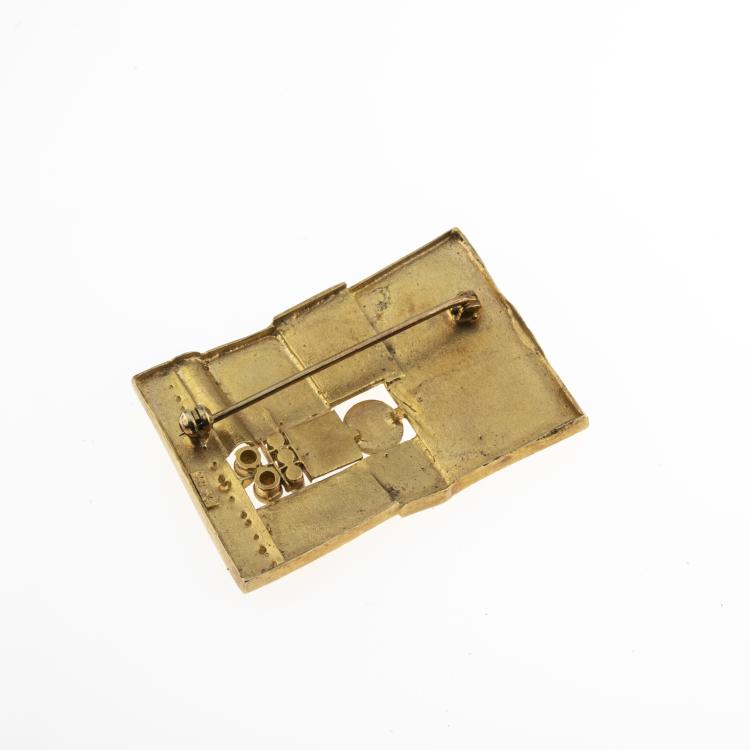 Bild 1 zu Objekt, Brosche, um 1978, Atelier Hoppenthaler, M&uuml;nchen/Munich, 176D 838