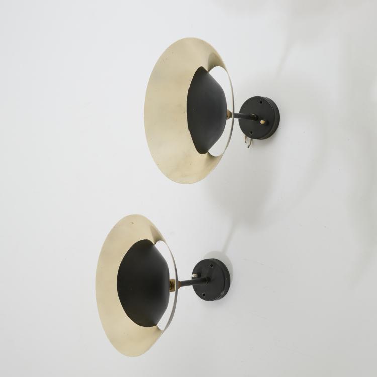 Bild 2 zu Objekt, Zwei Wandappliquen 'Petit Saturne', 1957, Serge Mouille, Steph Simon, Paris, 176B 290