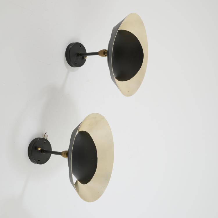 Bild 3 zu Objekt, Zwei Wandappliquen 'Petit Saturne', 1957, Serge Mouille, Steph Simon, Paris, 176B 290