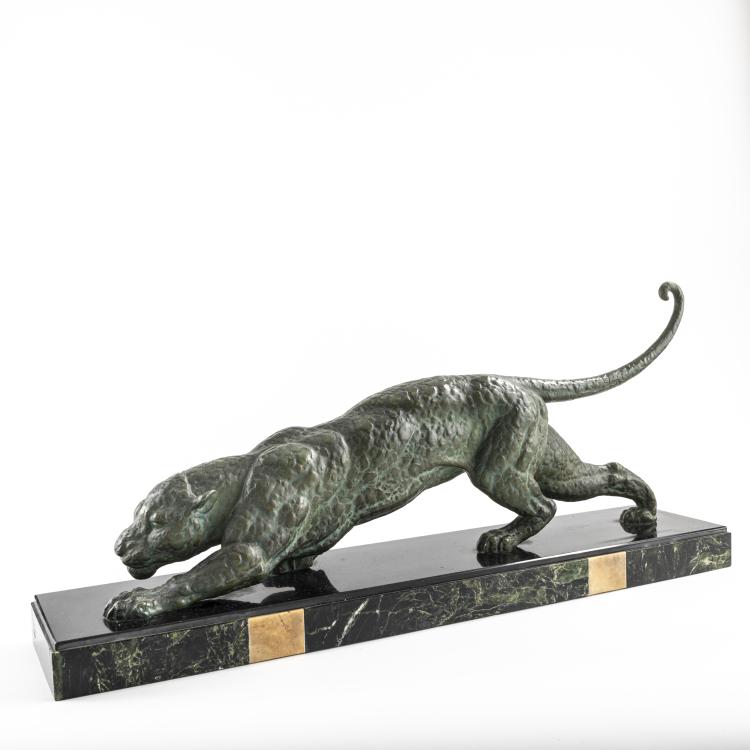 Hauptbild zu Objekt, Panther, c. 1935, Dem&egrave;tre H. Chiparus, 176C 505