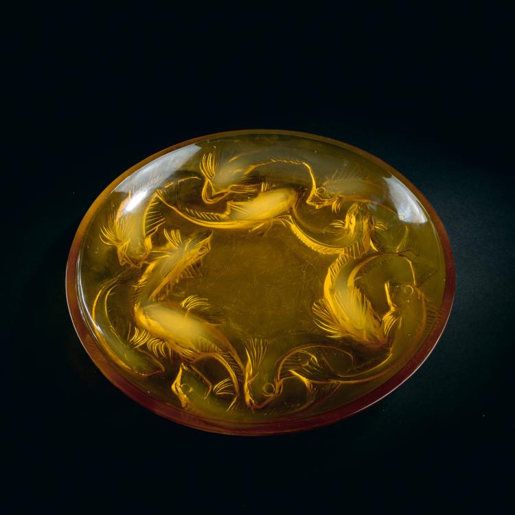 Hauptbild zu Objekt, Bowl 'Martigues', 1920, Ren&eacute; Lalique, Lalique, Wingen-sur-Moder, 176C 428