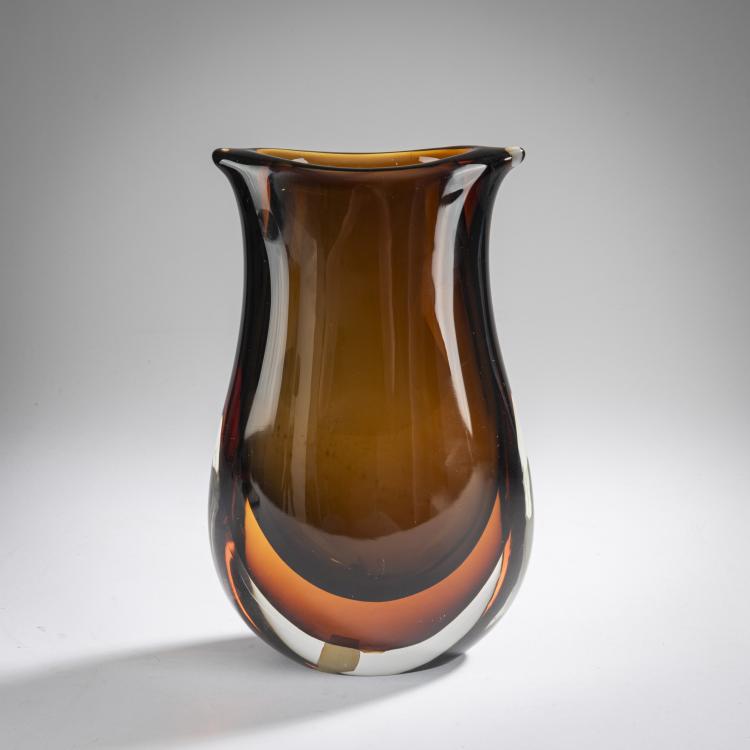 Hauptbild zu Objekt, Vase 'Sommerso', um 1960, Cenedese, Gino, Murano, 177B 613