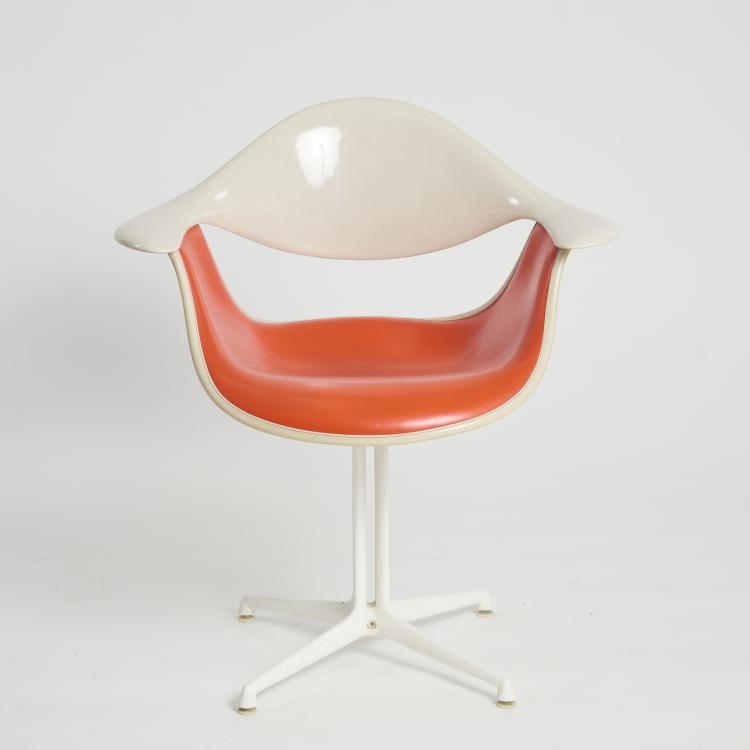 Bild 1 zu Objekt, 'DAF'-Armlehnstuhl auf 'LaFonda'-Gestell, 1956-58 (Entwurf), George Nelson, Herman Miller, Zeeland, 177A 195