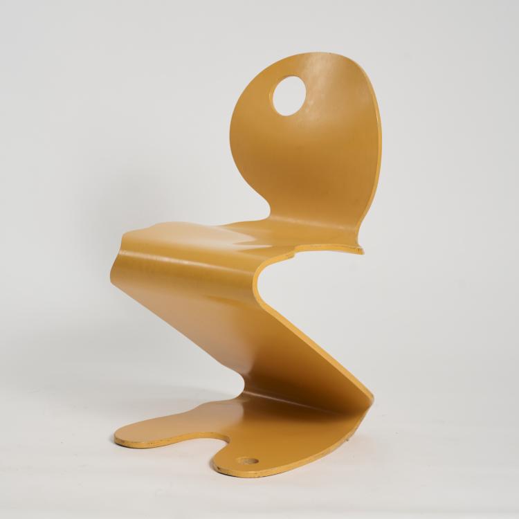 Hauptbild zu Objekt, Stuhl 'Pantonic', 1992, Verner Panton, Hag, Studio, Norwegen / Norway, 177A 456