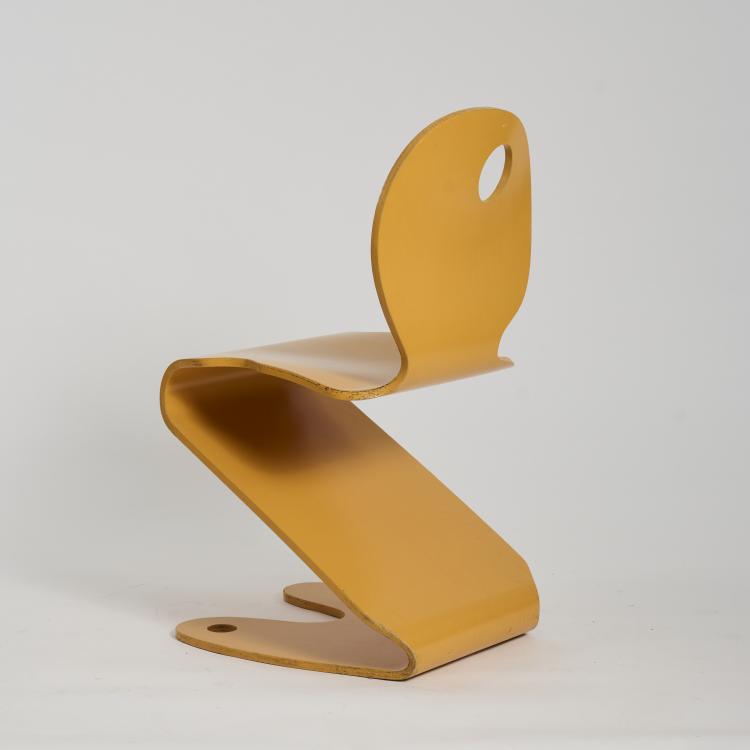 Bild 2 zu Objekt, Stuhl 'Pantonic', 1992, Verner Panton, Hag, Studio, Norwegen / Norway, 177A 456