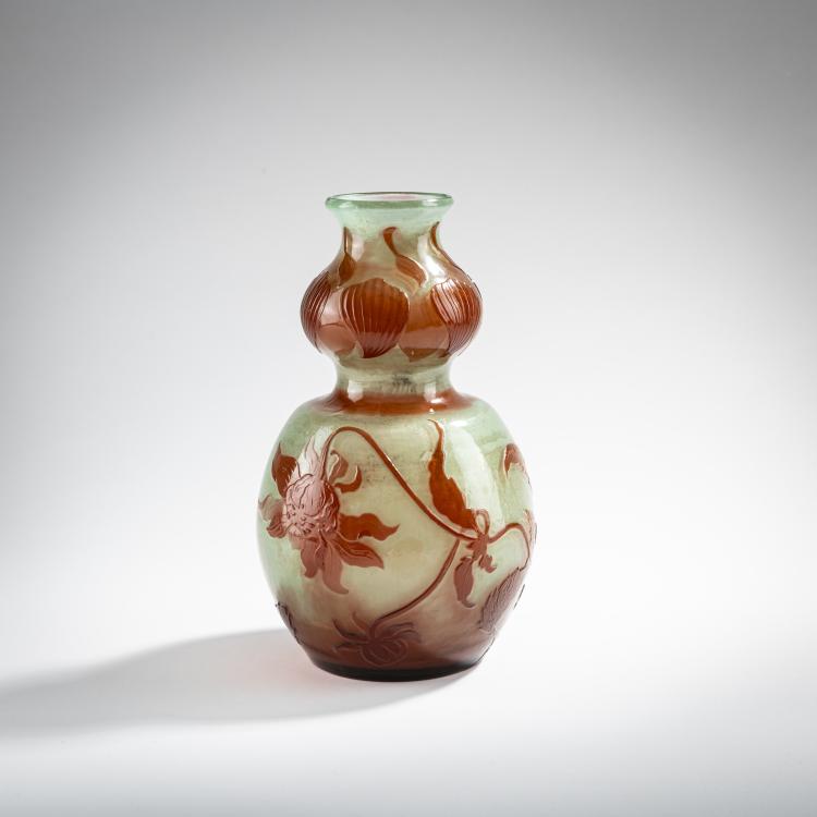 Hauptbild zu Objekt, Vase 'Dahlias', c. 1900, Emile Gall&eacute;, Gall&eacute;, Nancy, 176C 409
