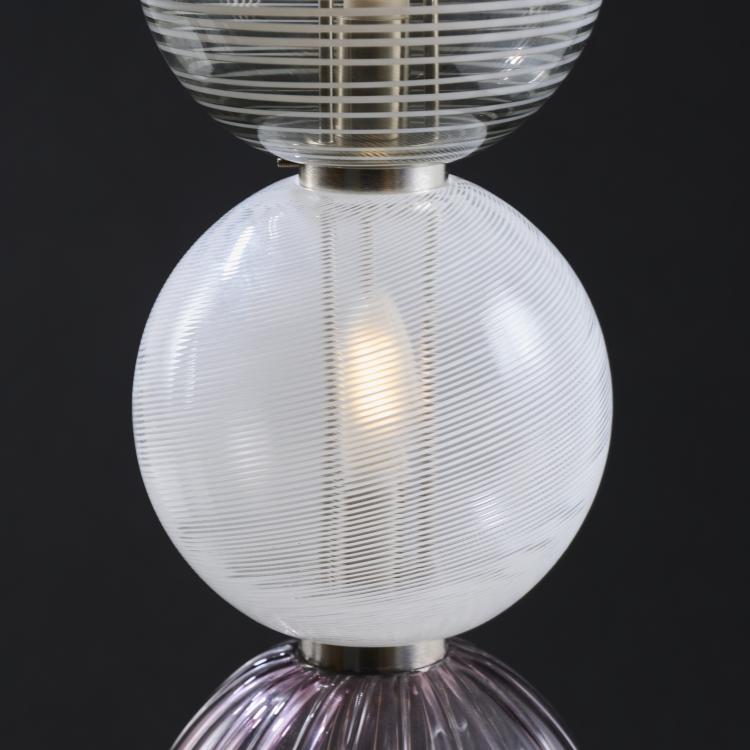 Bild 4 zu Objekt, 'Abaco' ceiling light, 1998 (design), Philip Baldwin,Monica Guggisberg, Venini & C., Murano, 176B 356