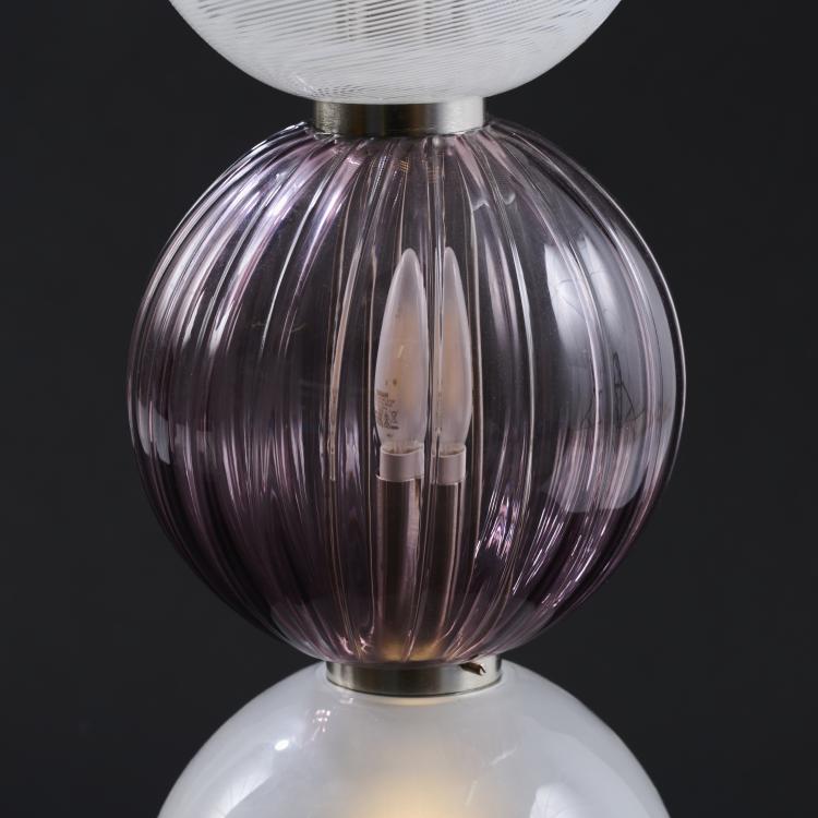 Bild 5 zu Objekt, 'Abaco' ceiling light, 1998 (design), Philip Baldwin,Monica Guggisberg, Venini & C., Murano, 176B 356
