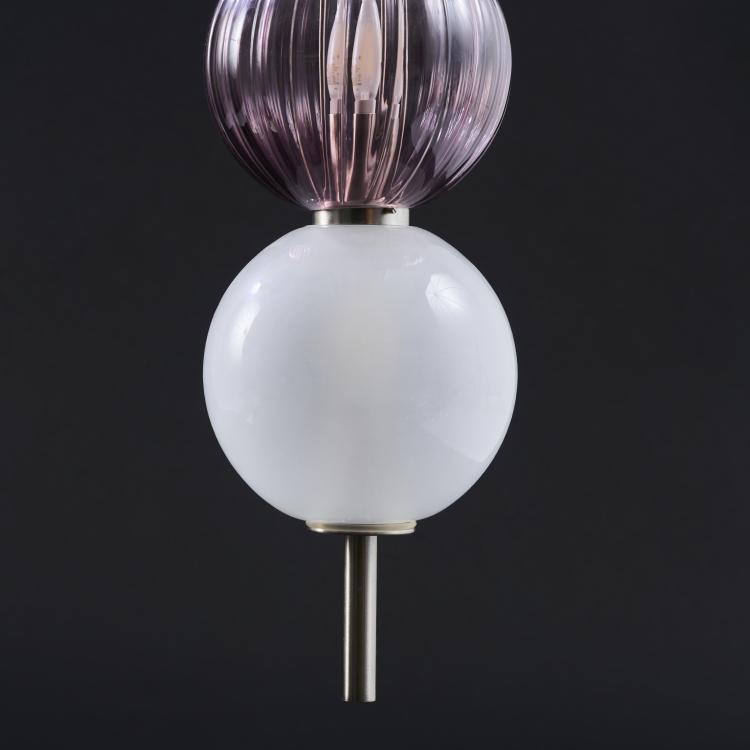 Bild 6 zu Objekt, 'Abaco' ceiling light, 1998 (design), Philip Baldwin,Monica Guggisberg, Venini & C., Murano, 176B 356