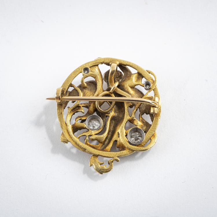 Bild 1 zu Objekt, Brosche 'Amor', um 1900, Paris, 176C 523