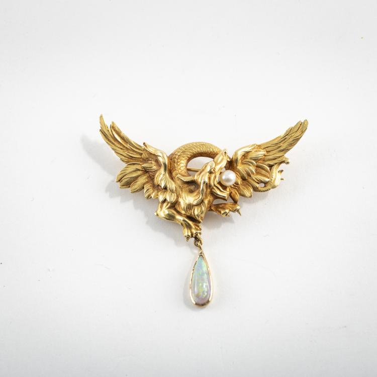 Hauptbild zu Objekt, Brooch, c. 1900, USA, 176C 529