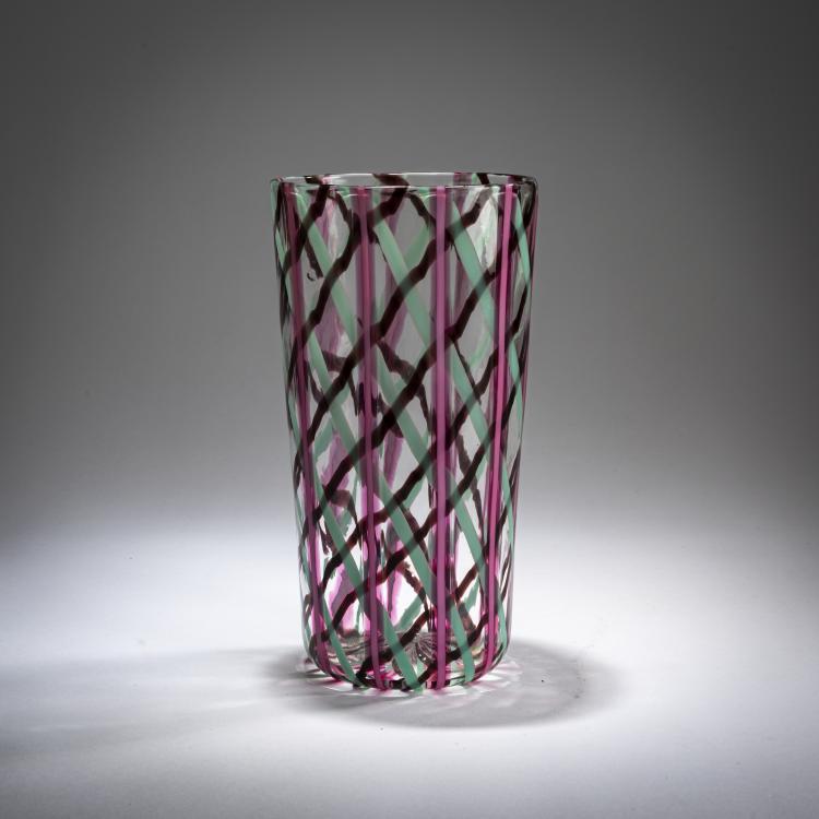 Bild 1 zu Objekt, 'Scozzese' vase, 1953/54, Fulvio Bianconi, Venini & C. ,Murano, 177B 558