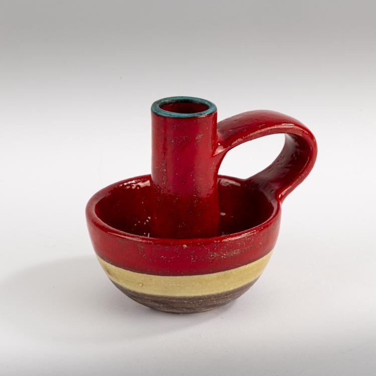 Hauptbild zu Objekt, Candlestick, 1950s, Guido Gambone, Gambone, Guido, 177A 57