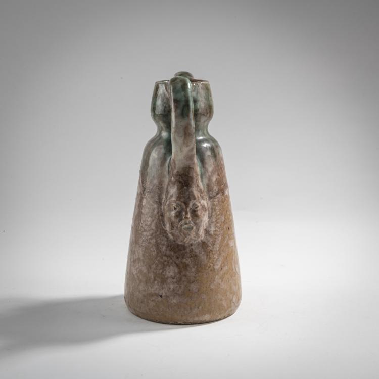 Bild 1 zu Objekt, Vase with handles with Masks, 1904-08, Ernst Barlach, Mutz, Richard, Berlin, 176C 652