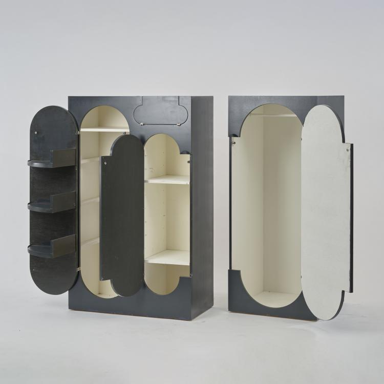 Bild 2 zu Objekt, Ein Barschrank, ein Kleiderschrank 'Squadra', um 1966 (Entwurf), Klaus Vogt, Prima Marghitola, Luzern, 176B 76