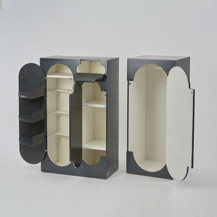 Bild 3 zu Objekt, Ein Barschrank, ein Kleiderschrank 'Squadra', um 1966 (Entwurf), Klaus Vogt, Prima Marghitola, Luzern, 176B 76