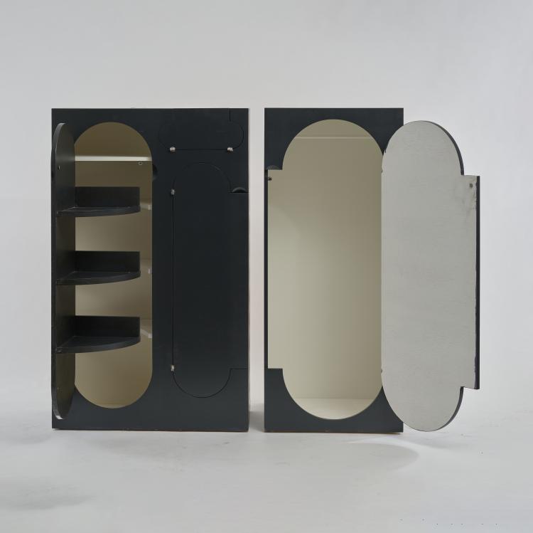 Bild 5 zu Objekt, Ein Barschrank, ein Kleiderschrank 'Squadra', um 1966 (Entwurf), Klaus Vogt, Prima Marghitola, Luzern, 176B 76