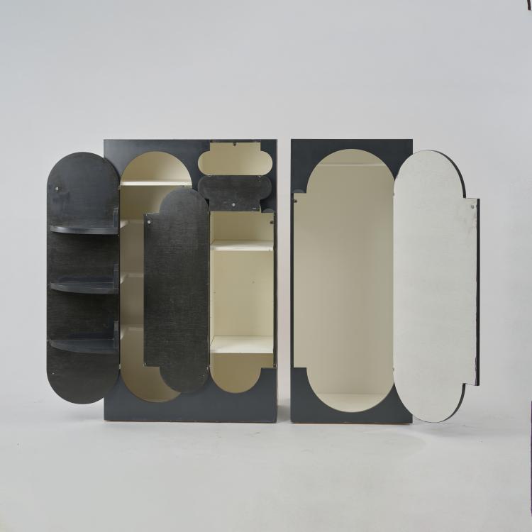 Bild 6 zu Objekt, Ein Barschrank, ein Kleiderschrank 'Squadra', um 1966 (Entwurf), Klaus Vogt, Prima Marghitola, Luzern, 176B 76