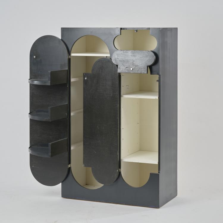 Bild 7 zu Objekt, Ein Barschrank, ein Kleiderschrank 'Squadra', um 1966 (Entwurf), Klaus Vogt, Prima Marghitola, Luzern, 176B 76