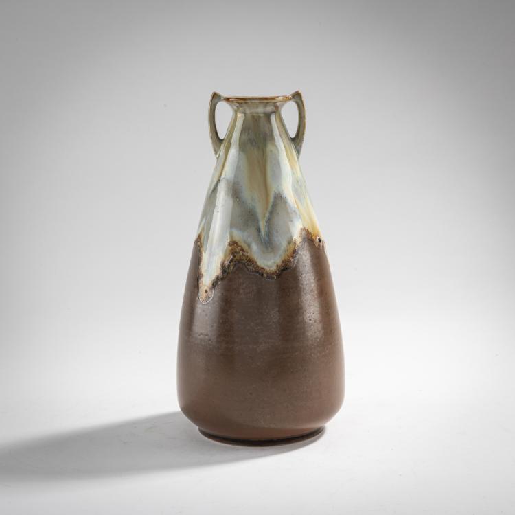 Hauptbild zu Objekt, Vase with handles, 1906-13, Jakob Julius Scharvogel, Scharvogel, Darmstadt, 176C 670