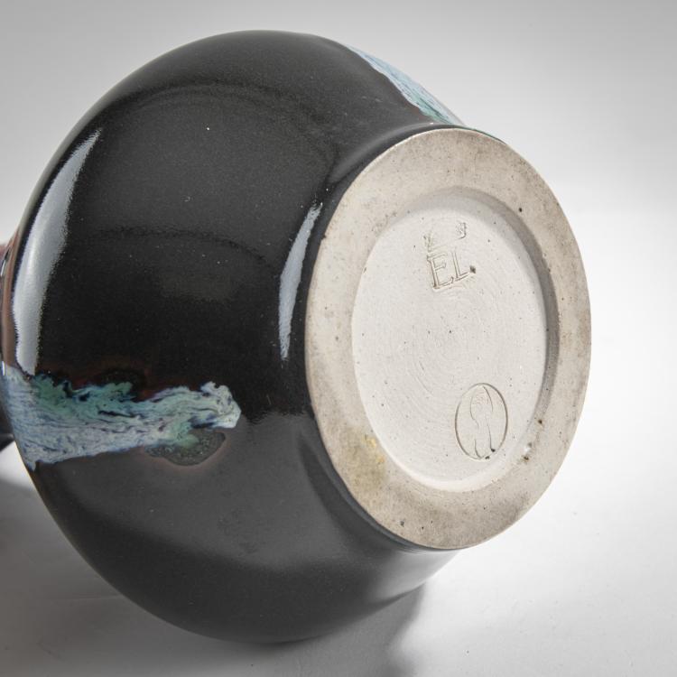 Bild 2 zu Objekt, Vase with three handles, 1906-13, Jakob Julius Scharvogel, Scharvogel, Darmstadt, 176C 672