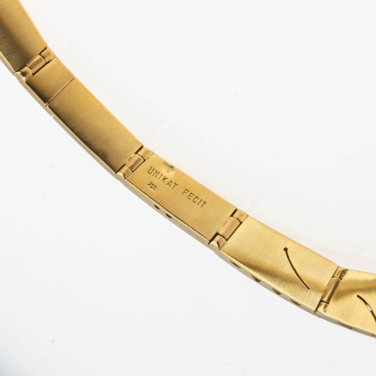 Bild 9 zu Objekt, Unikat-Collier mit aufw&auml;ndigen S&auml;gearbeiten, 1992, Johann M&uuml;llerperth, 176D 900