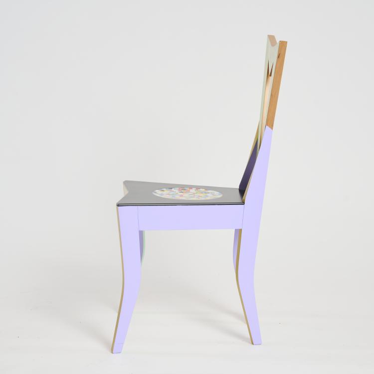 Bild 1 zu Objekt, 'Czech Cubism' chair, 1991, Alessandro Mendini, Vitra, Birsfelden, 176B 240