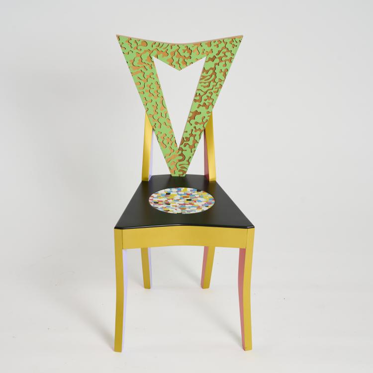 Bild 4 zu Objekt, 'Czech Cubism' chair, 1991, Alessandro Mendini, Vitra, Birsfelden, 176B 240