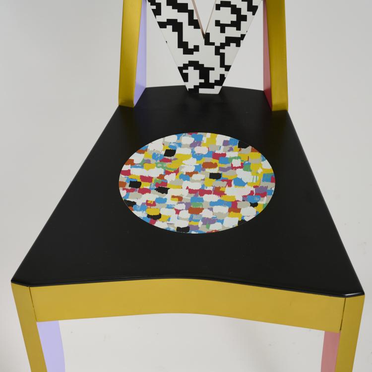 Bild 4 zu Objekt, 'Czech Cubism' chair, 1991, Alessandro Mendini, Vitra, Birsfelden, 176B 242