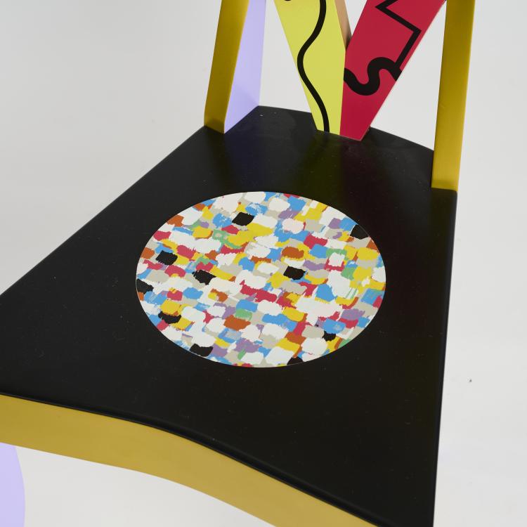 Bild 4 zu Objekt, 'Czech Cubism' chair, 1991, Alessandro Mendini, Vitra, Weil am Rhein, 176B 241