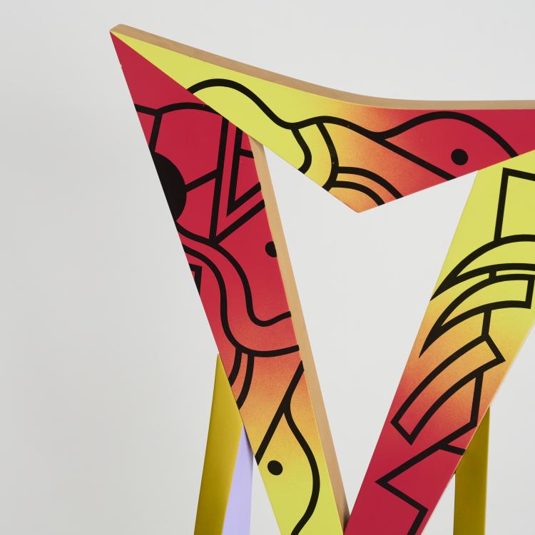Bild 5 zu Objekt, 'Czech Cubism' chair, 1991, Alessandro Mendini, Vitra, Weil am Rhein, 176B 241