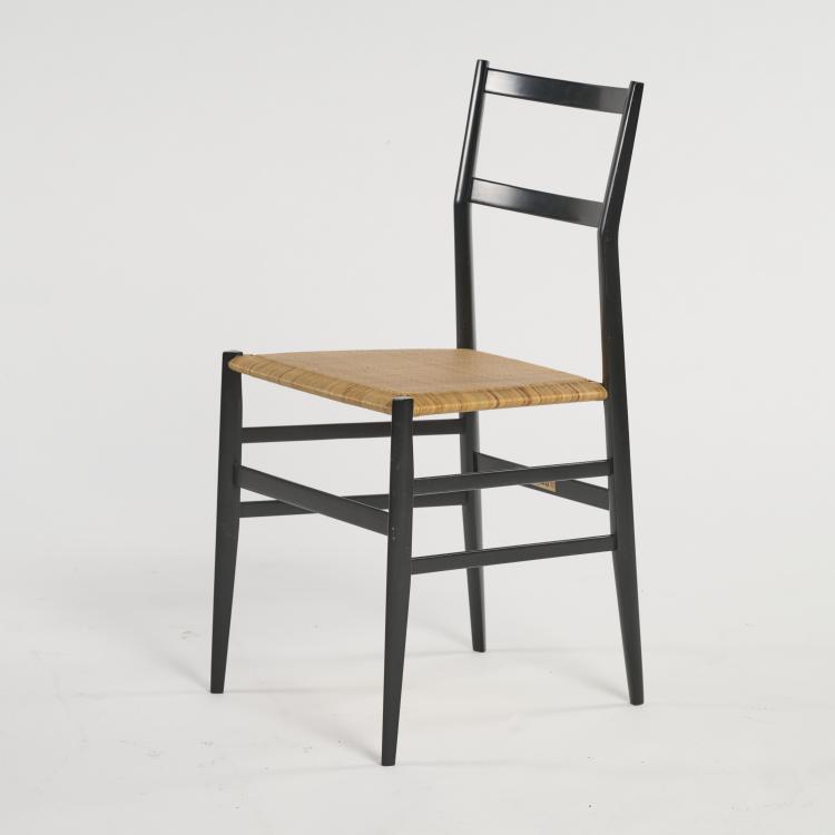 Hauptbild zu Objekt, 'Superleggera' chair, 1957, Gio Ponti, Cassina, Mailand, 176B 236