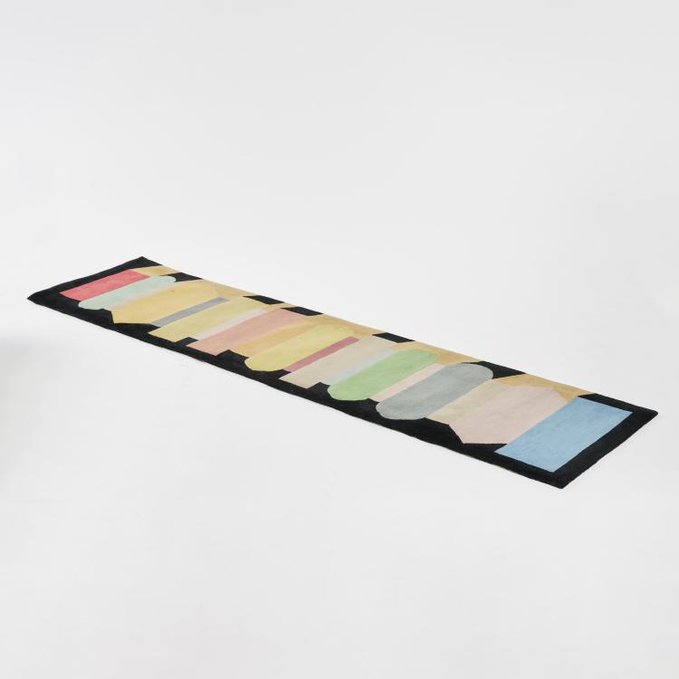 Hauptbild zu Objekt, 'Sottsass 1' runner, c. 1983, Ettore Sottsass, Design Gallery, Mailand, 176B 238