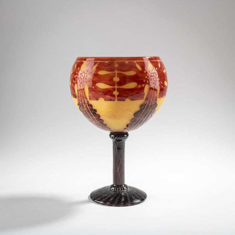 Bild 1 zu Objekt, 'Amaranthes' goblet, 1923-26, Schneider, Epinay-sur-Seine, 176C 464