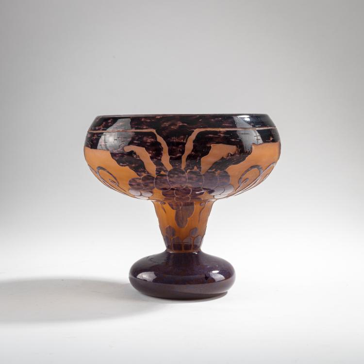 Hauptbild zu Objekt, 'Raisins' vase, 1918-20, Schneider, Epinay-sur-Seine, 176C 458