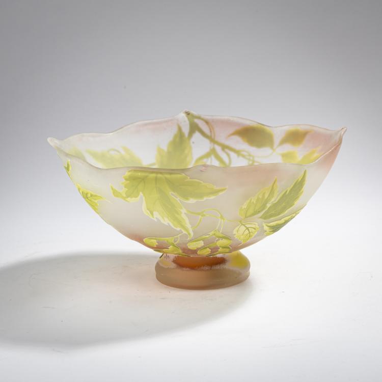 Bild 1 zu Objekt, Bowl 'Erable &agrave; feuilles de fr&ecirc;ne', 1928-36, Gall&eacute;, Nancy, 176C 426